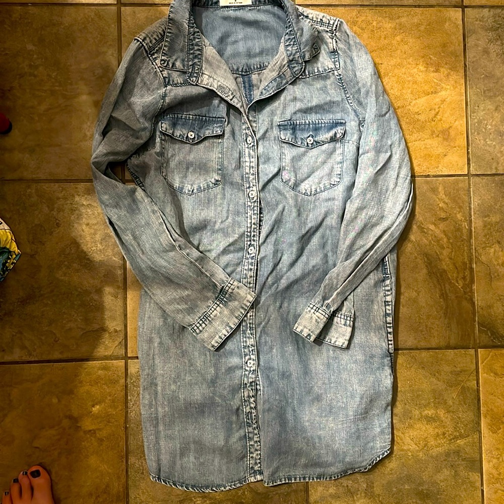 Zenana shirt dress, size small